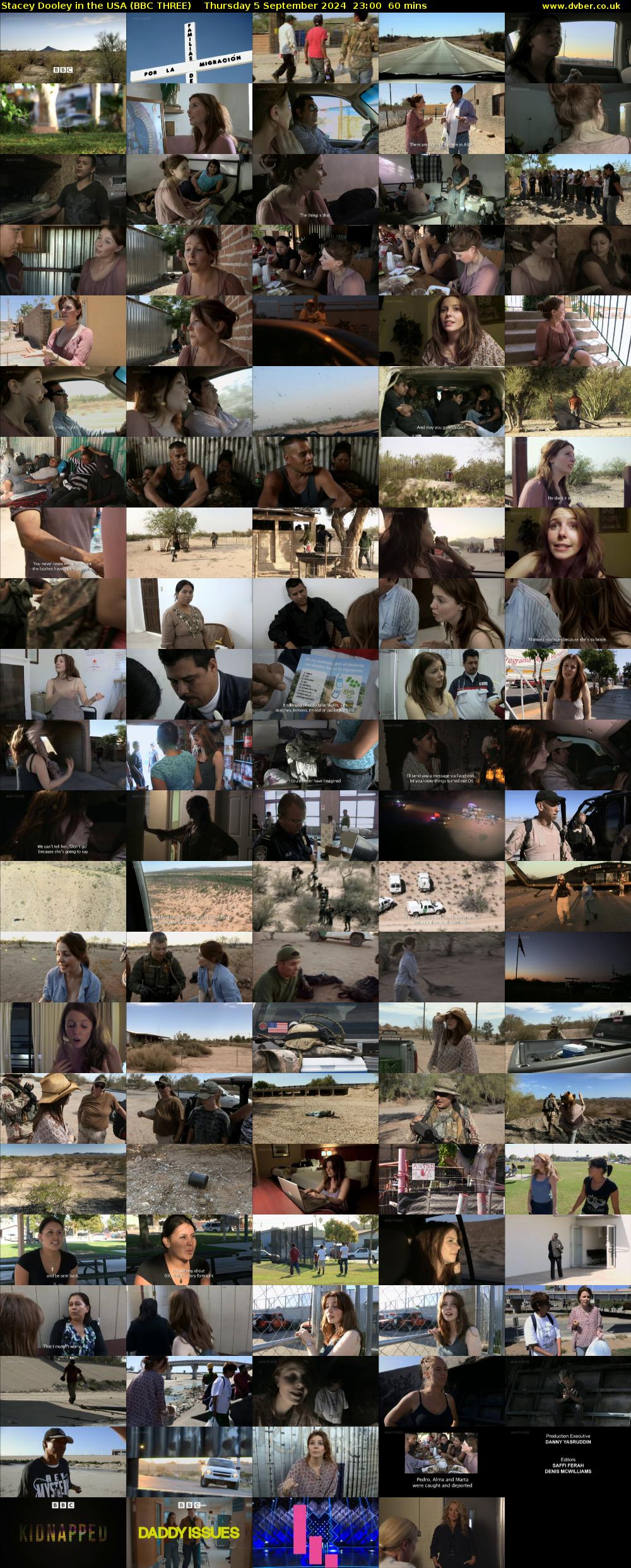 Stacey Dooley in the USA (BBC THREE) Thursday 5 September 2024 23:00 - 00:00