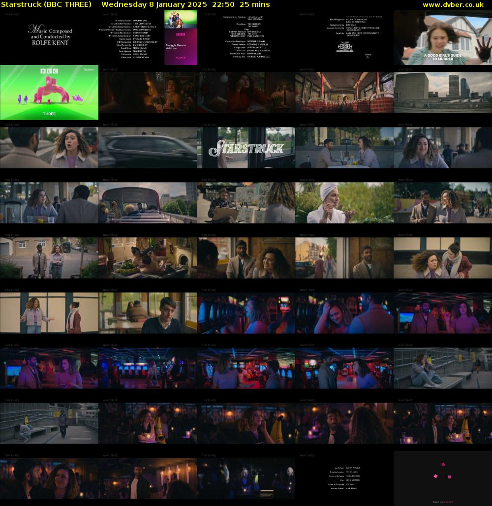 Starstruck (BBC THREE) Wednesday 8 January 2025 22:50 - 23:15