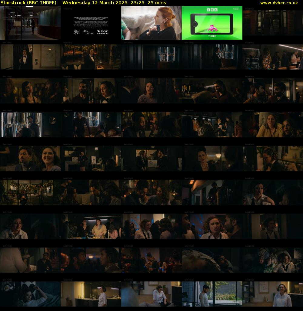 Starstruck (BBC THREE) Wednesday 12 March 2025 23:25 - 23:50