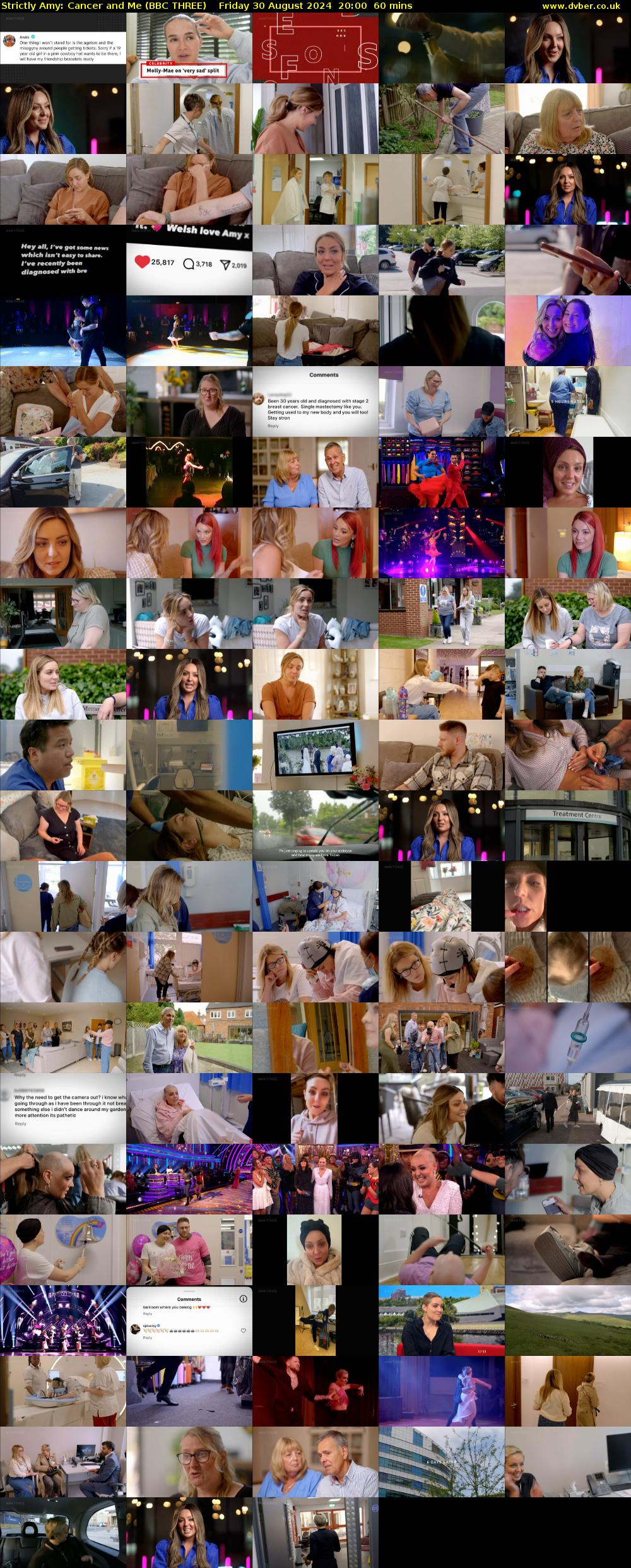 Strictly Amy: Cancer and Me (BBC THREE) Friday 30 August 2024 20:00 - 21:00