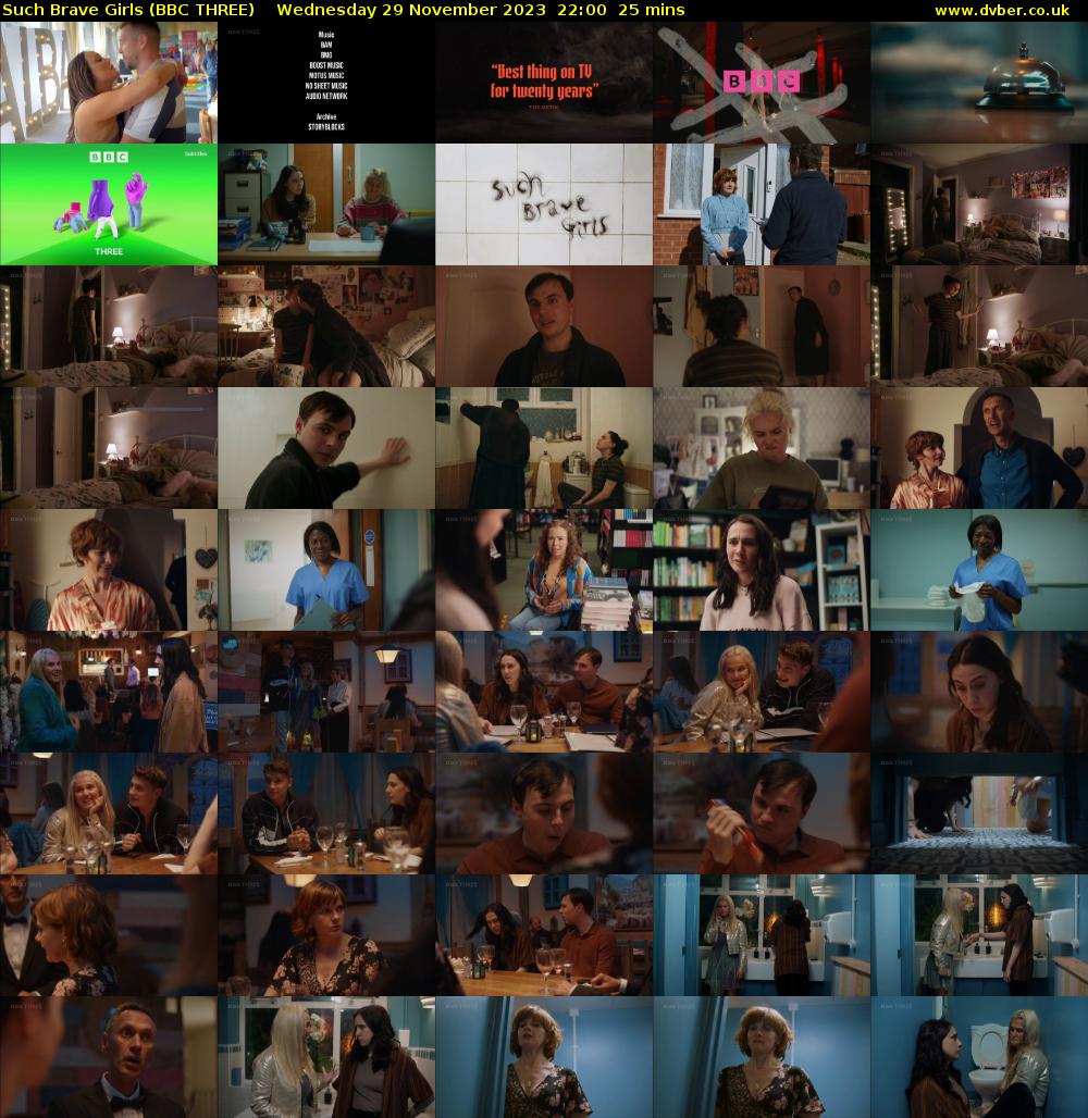 Such Brave Girls (BBC THREE) Wednesday 29 November 2023 22:00 - 22:25