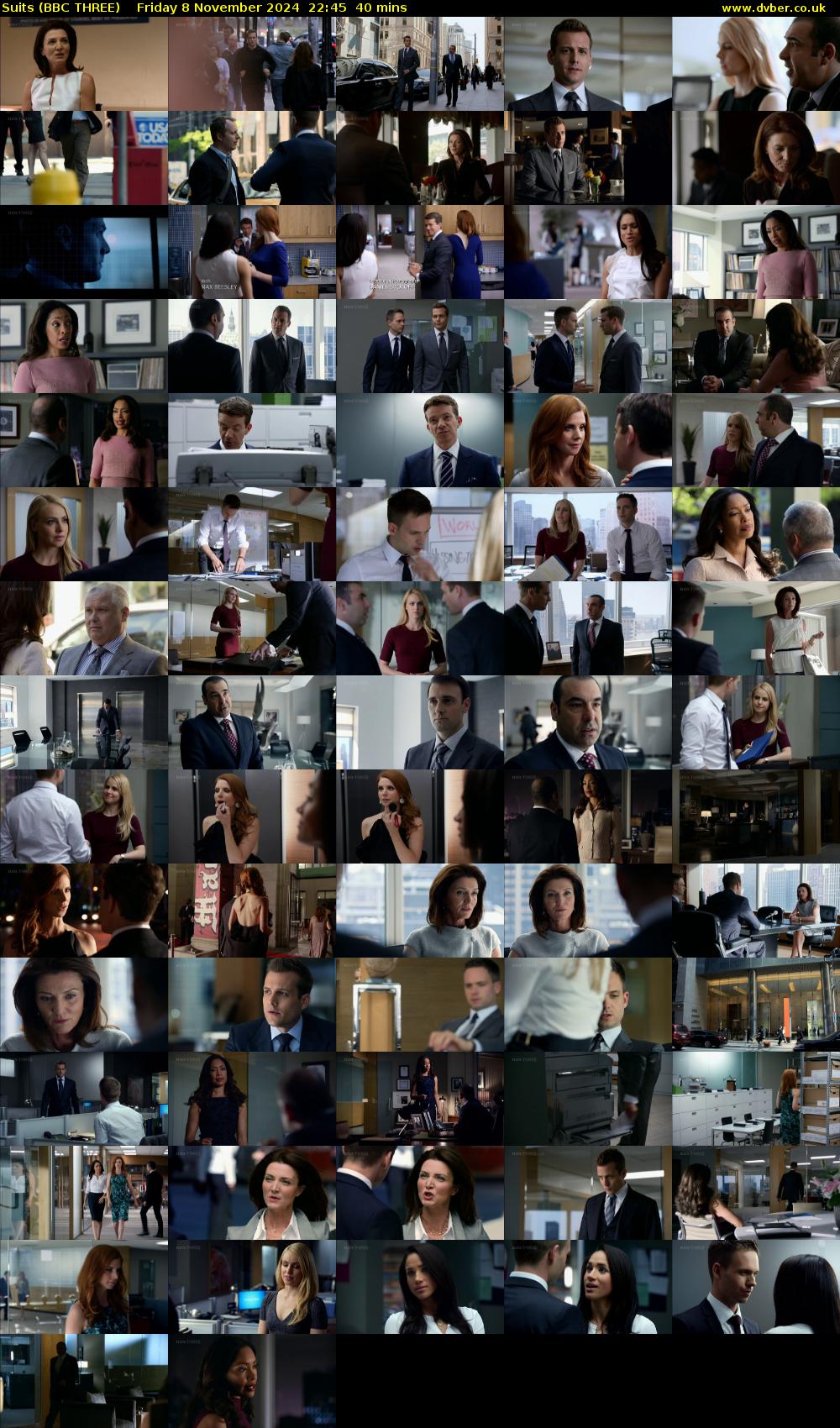 Suits (BBC THREE) Friday 8 November 2024 22:45 - 23:25