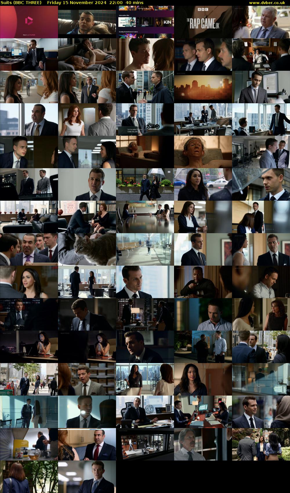 Suits (BBC THREE) Friday 15 November 2024 22:00 - 22:40