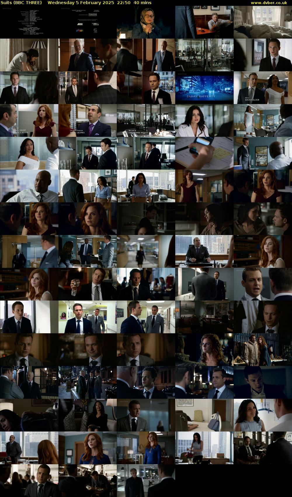 Suits (BBC THREE) Wednesday 5 February 2025 22:50 - 23:30