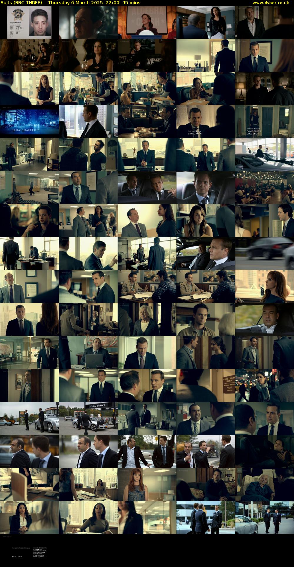 Suits (BBC THREE) Thursday 6 March 2025 22:00 - 22:45