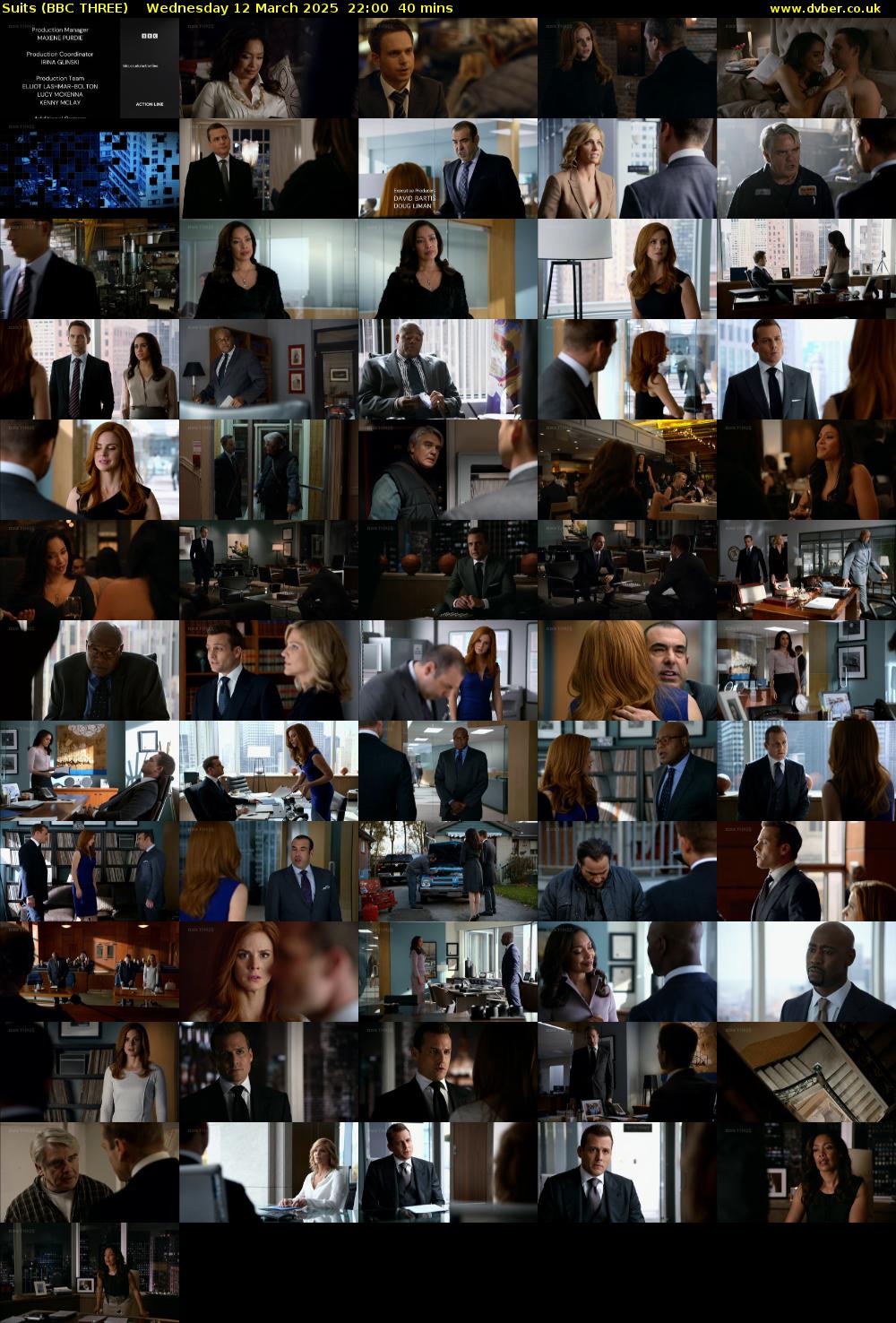 Suits (BBC THREE) Wednesday 12 March 2025 22:00 - 22:40