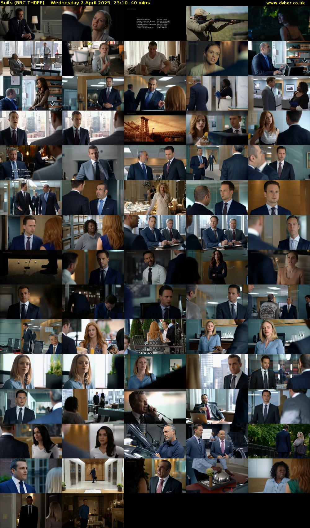 Suits (BBC THREE) Wednesday 2 April 2025 23:10 - 23:50