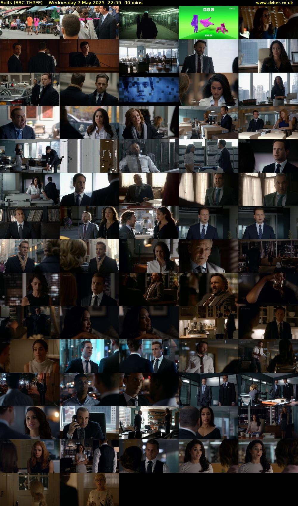 Suits (BBC THREE) Wednesday 7 May 2025 22:55 - 23:35