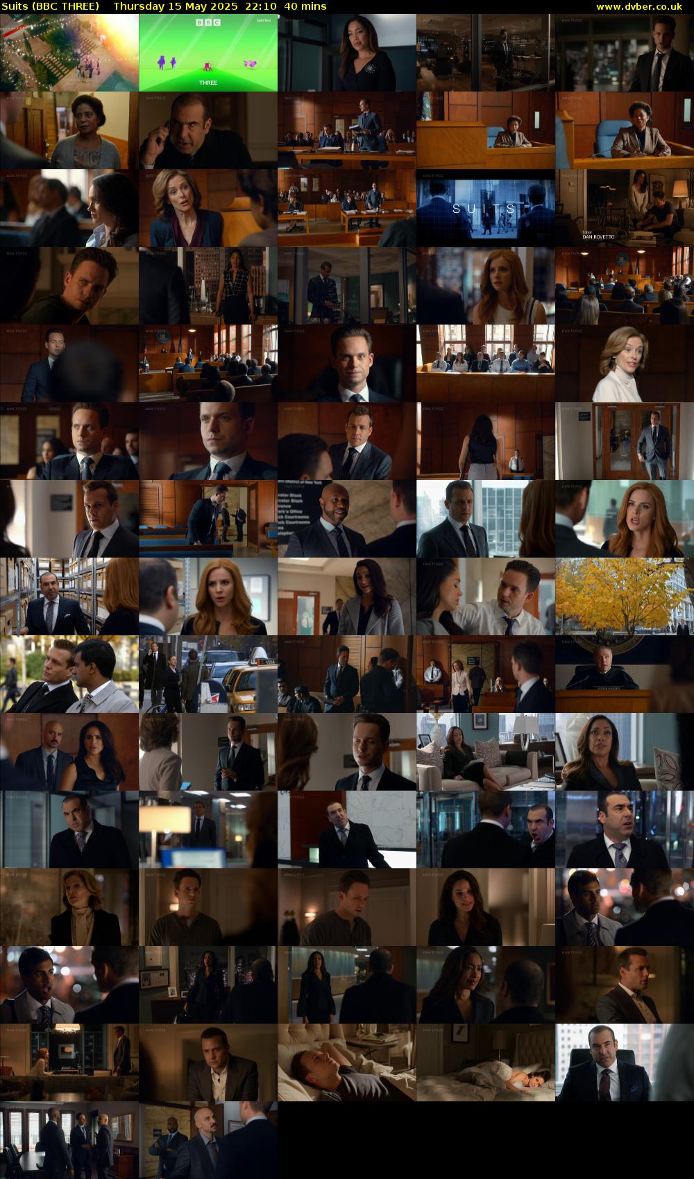 Suits (BBC THREE) Thursday 15 May 2025 22:10 - 22:50