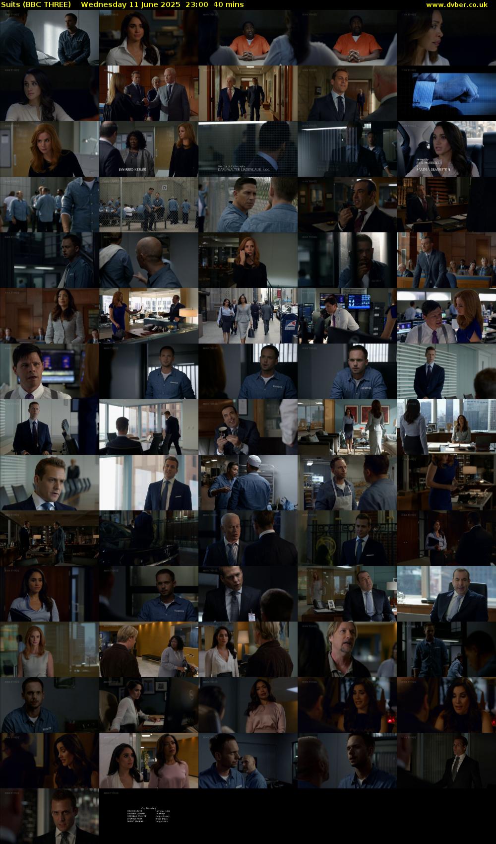 Suits (BBC THREE) Wednesday 11 June 2025 23:00 - 23:40