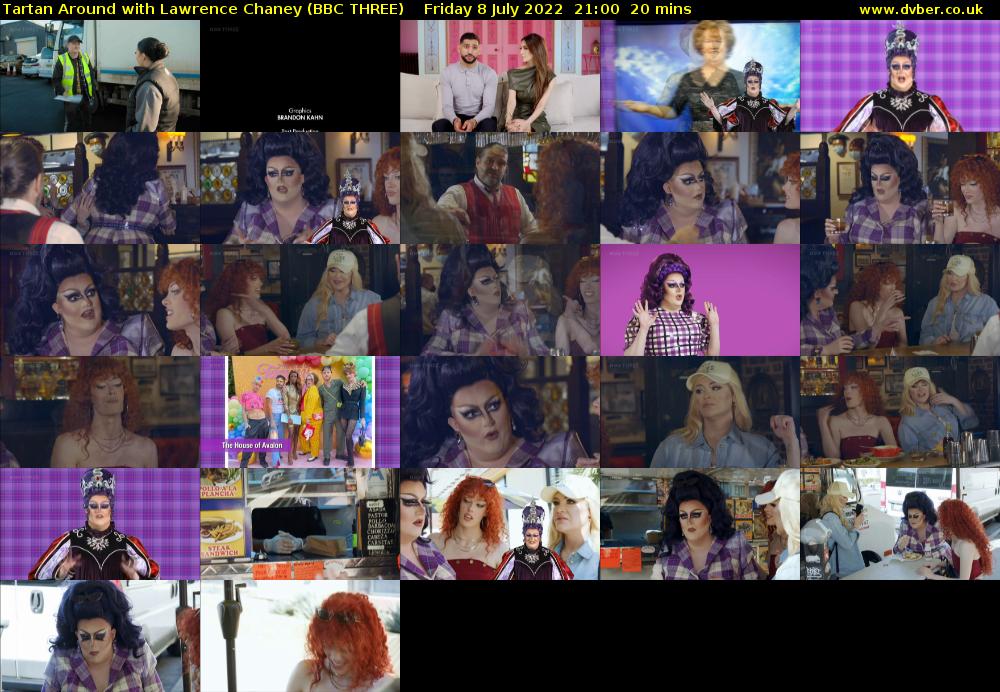 Tartan Around with Lawrence Chaney (BBC THREE) Friday 8 July 2022 21:00 - 21:20
