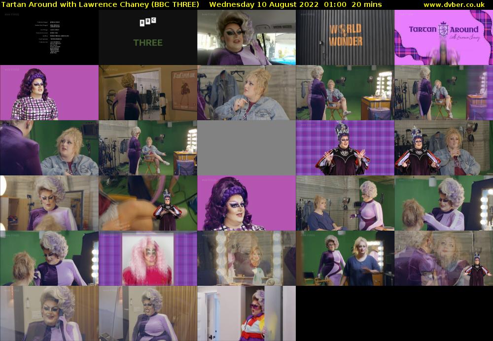 Tartan Around with Lawrence Chaney (BBC THREE) Wednesday 10 August 2022 01:00 - 01:20