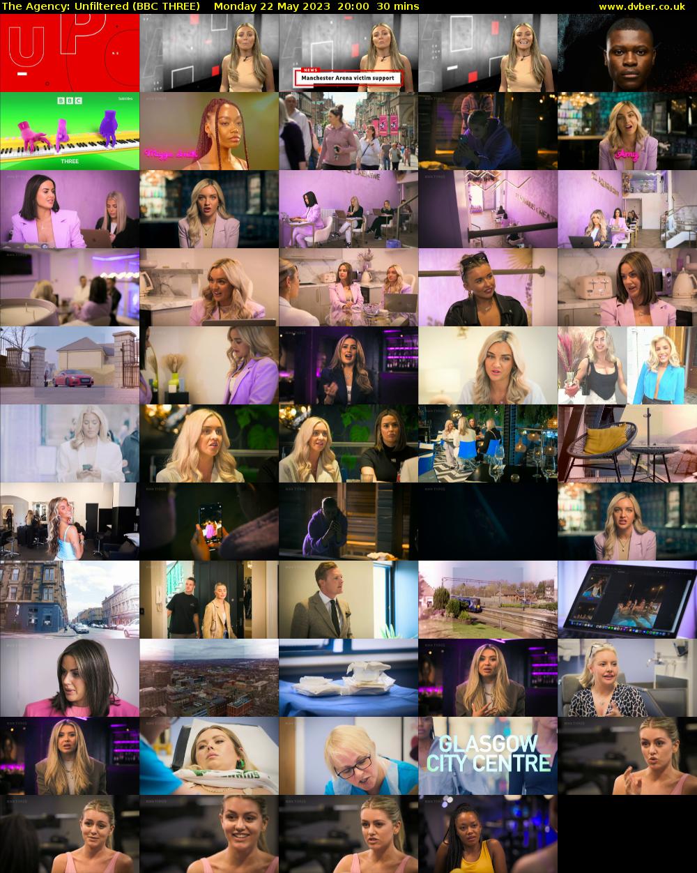The Agency: Unfiltered (BBC THREE) Monday 22 May 2023 20:00 - 20:30
