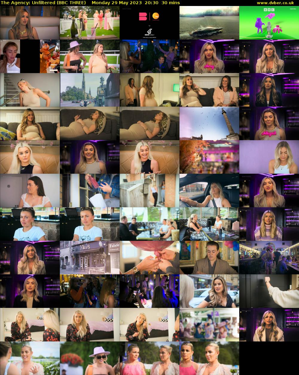 The Agency: Unfiltered (BBC THREE) Monday 29 May 2023 20:30 - 21:00