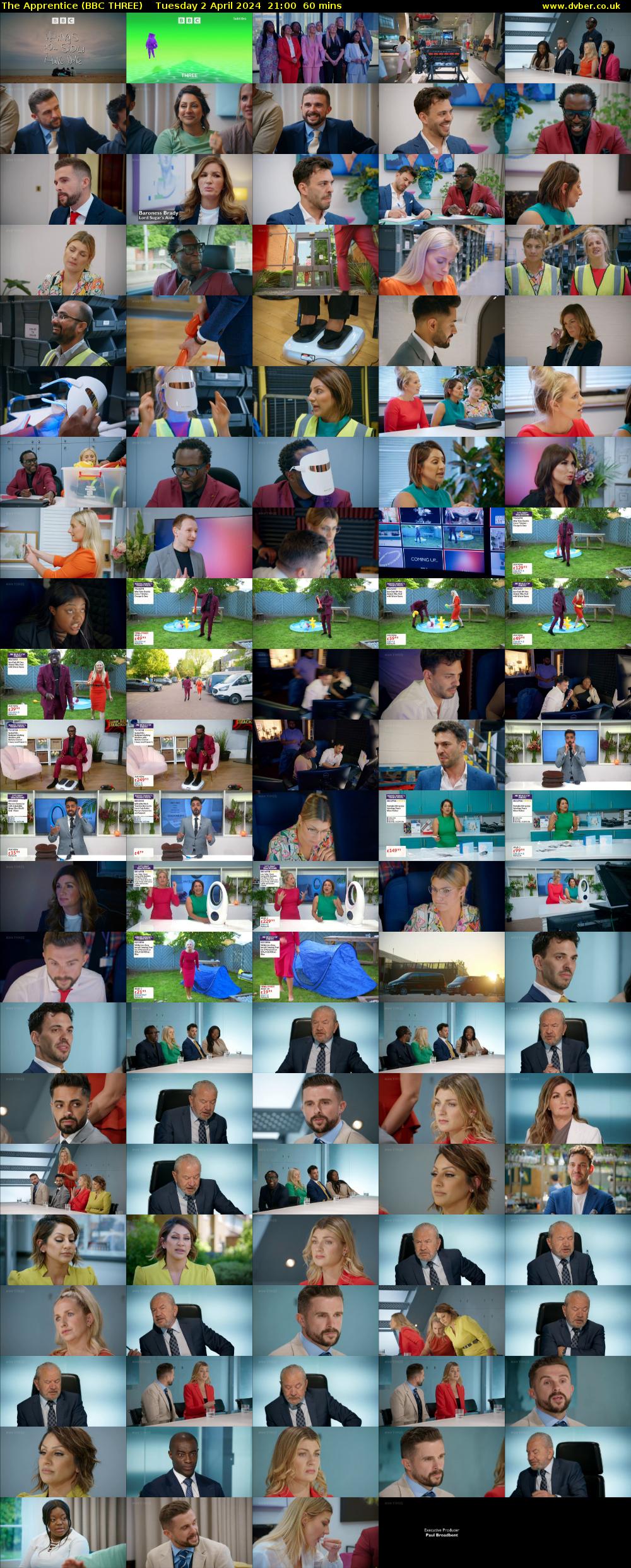 The Apprentice (BBC THREE) Tuesday 2 April 2024 21:00 - 22:00