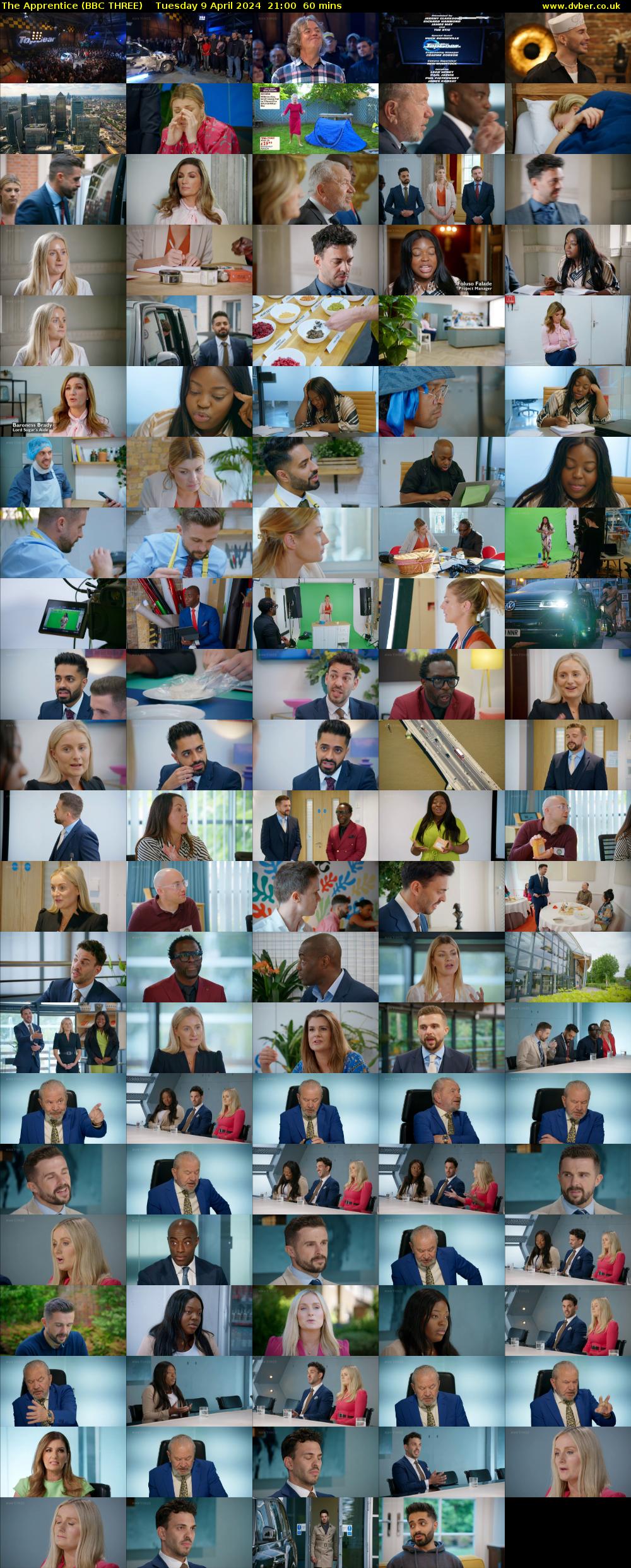 The Apprentice (BBC THREE) Tuesday 9 April 2024 21:00 - 22:00