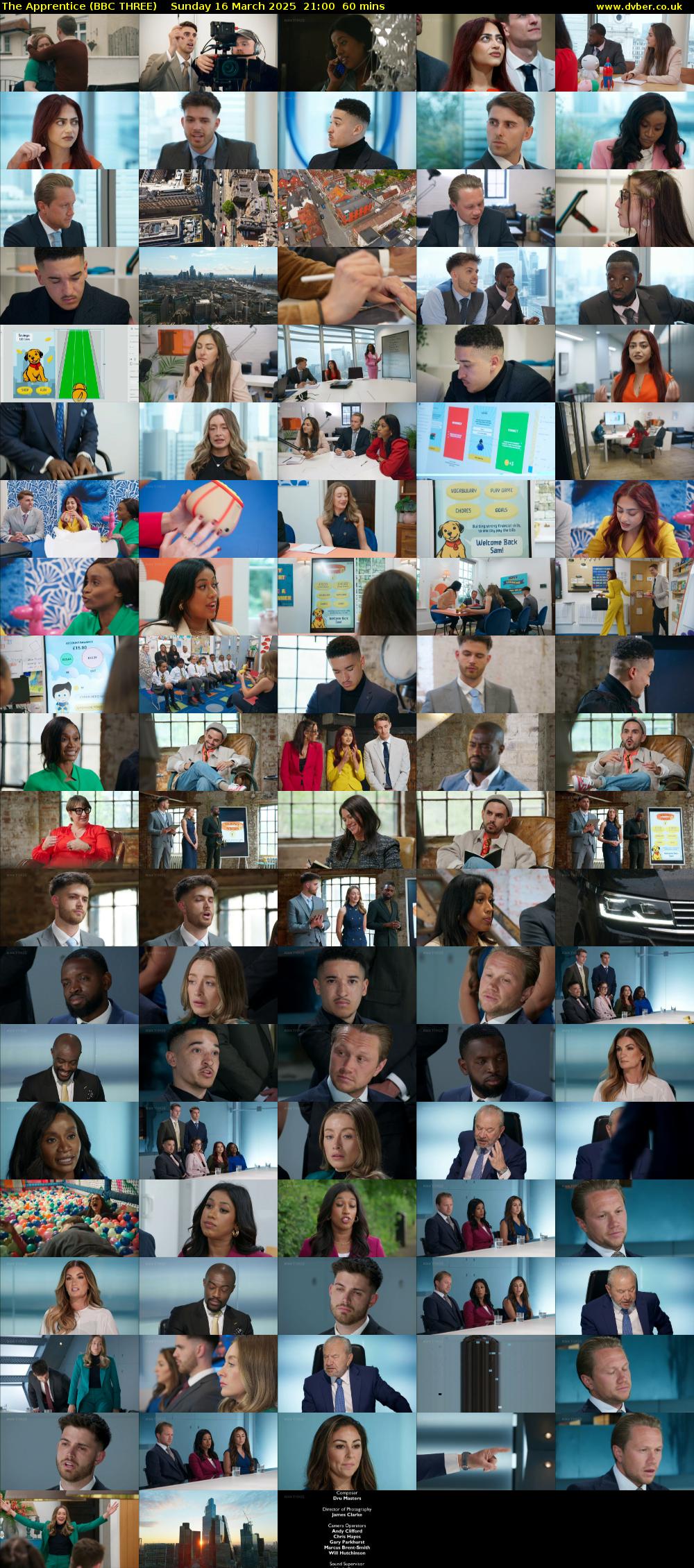 The Apprentice (BBC THREE) Sunday 16 March 2025 21:00 - 22:00