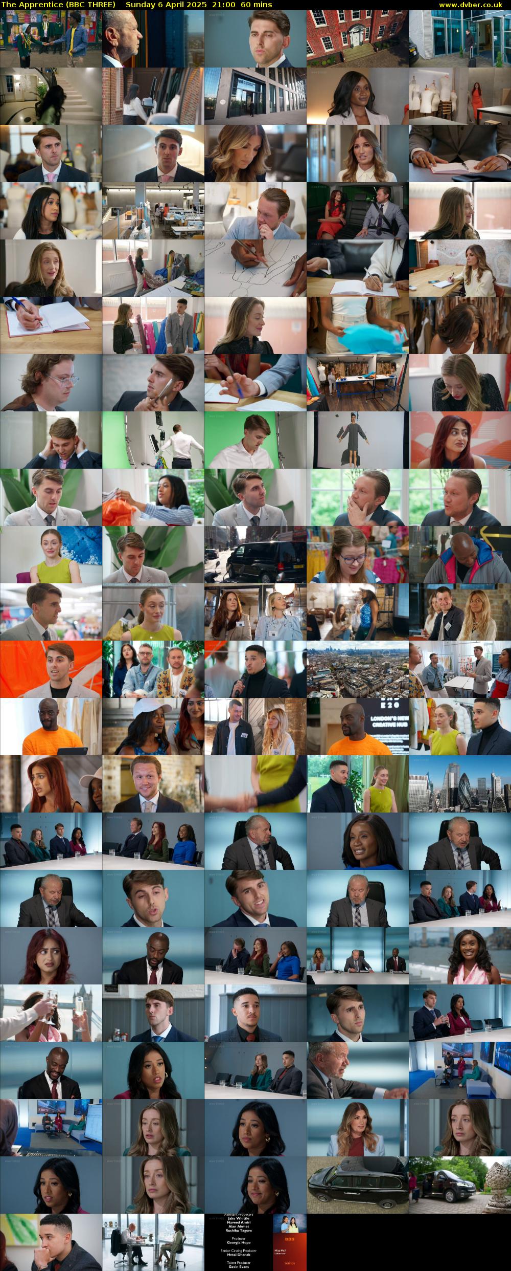 The Apprentice (BBC THREE) Sunday 6 April 2025 21:00 - 22:00