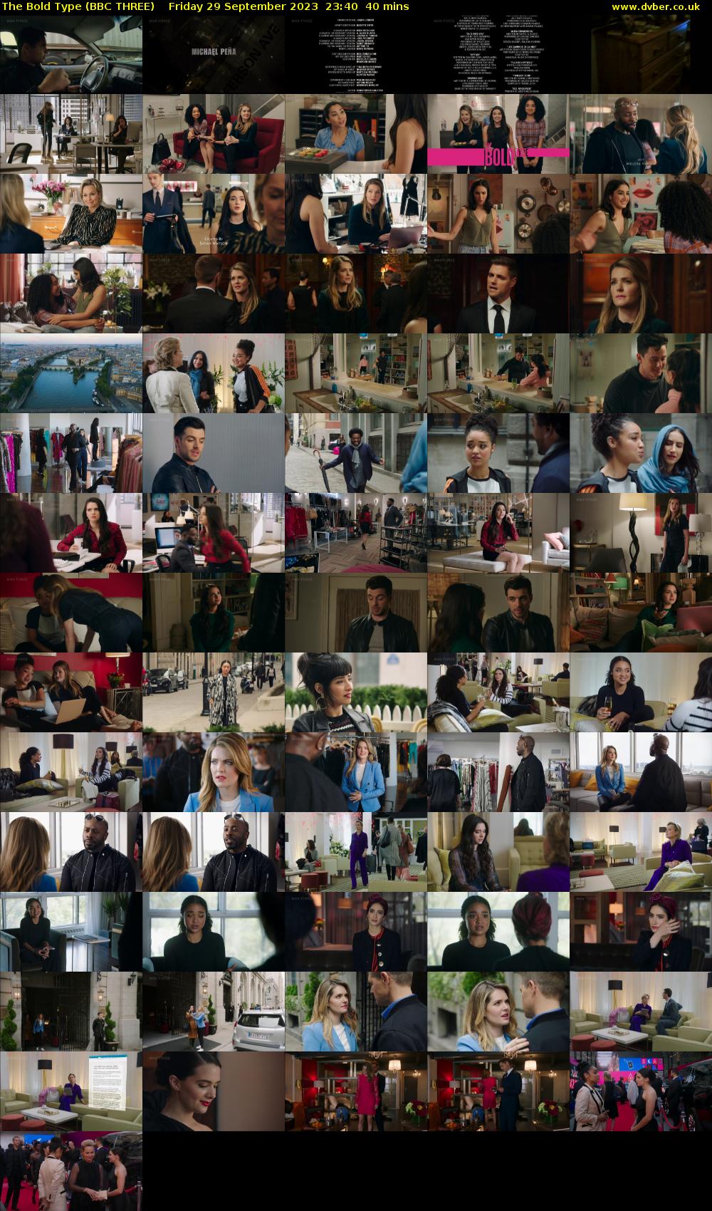 The Bold Type (BBC THREE) Friday 29 September 2023 23:40 - 00:20