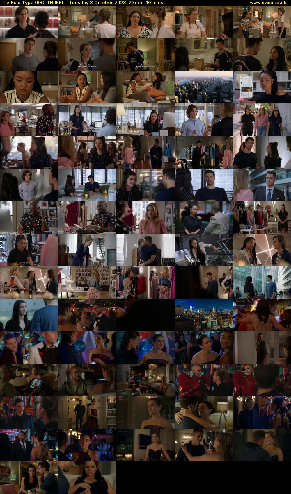 The Bold Type (BBC THREE) Tuesday 3 October 2023 23:55 - 00:35