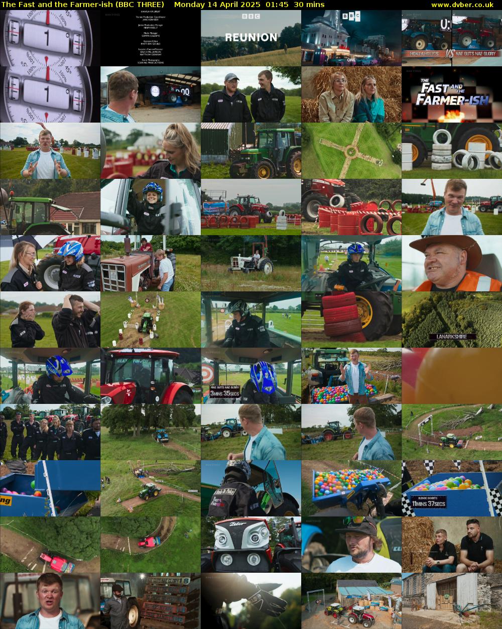 The Fast and the Farmer-ish (BBC THREE) Monday 14 April 2025 01:45 - 02:15