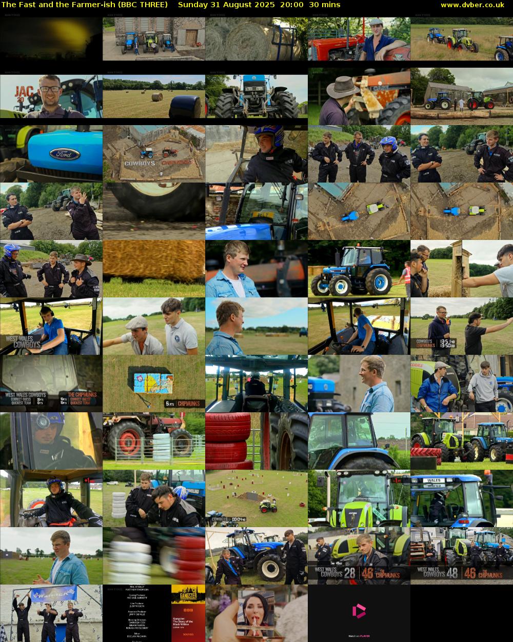The Fast and the Farmer-ish (BBC THREE) Sunday 31 August 2025 20:00 - 20:30