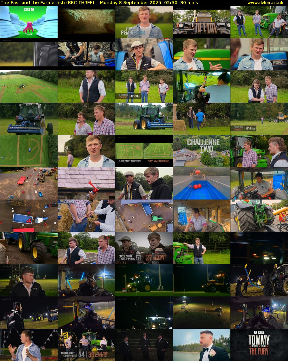 The Fast and the Farmer-ish (BBC THREE) Monday 8 September 2025 02:30 - 03:00