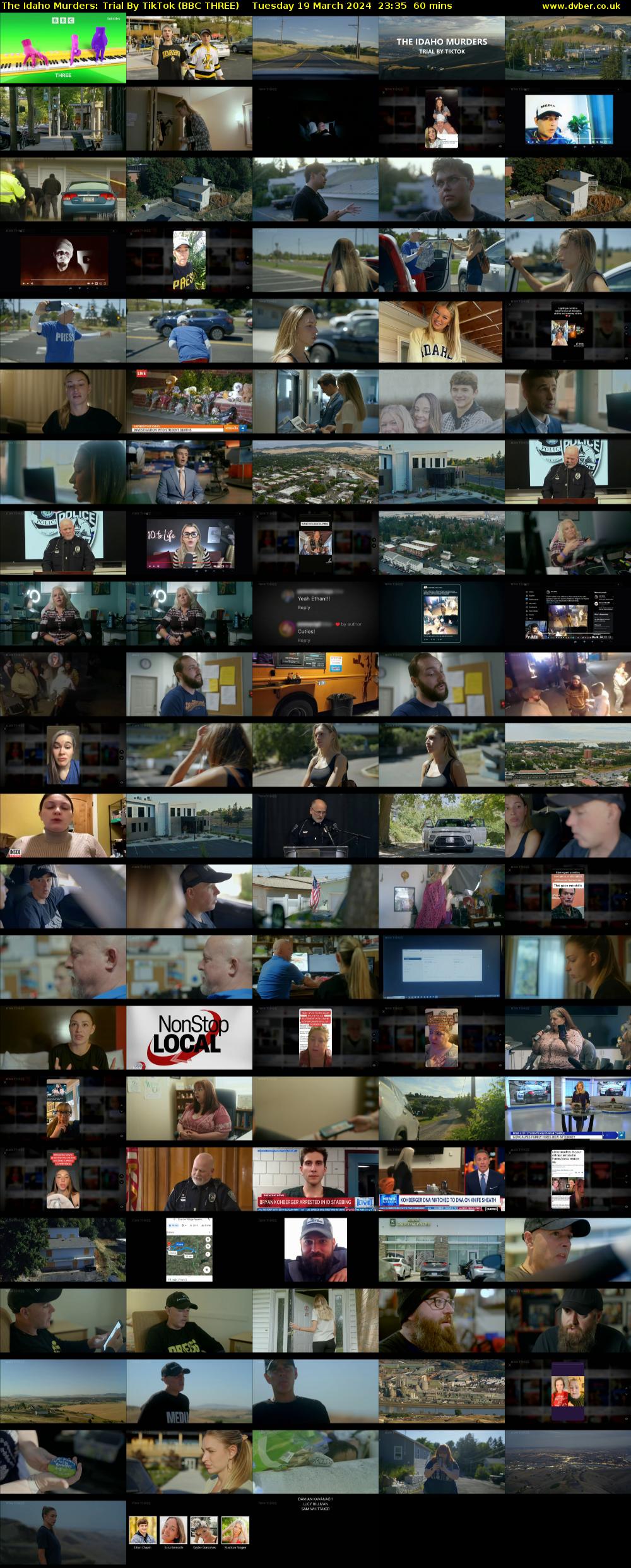 The Idaho Murders: Trial by TikTok (BBC THREE) Tuesday 19 March 2024 23:35 - 00:35
