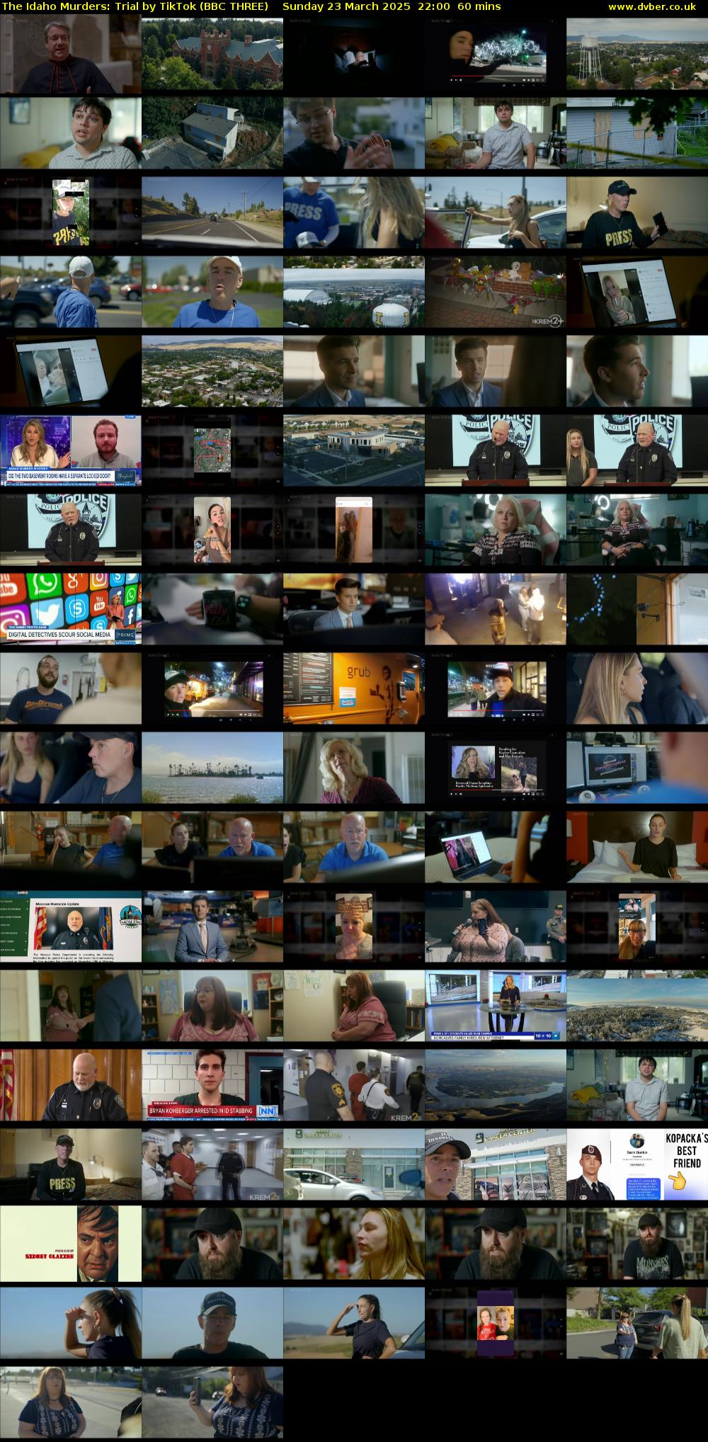 The Idaho Murders: Trial by TikTok (BBC THREE) Sunday 23 March 2025 22:00 - 23:00