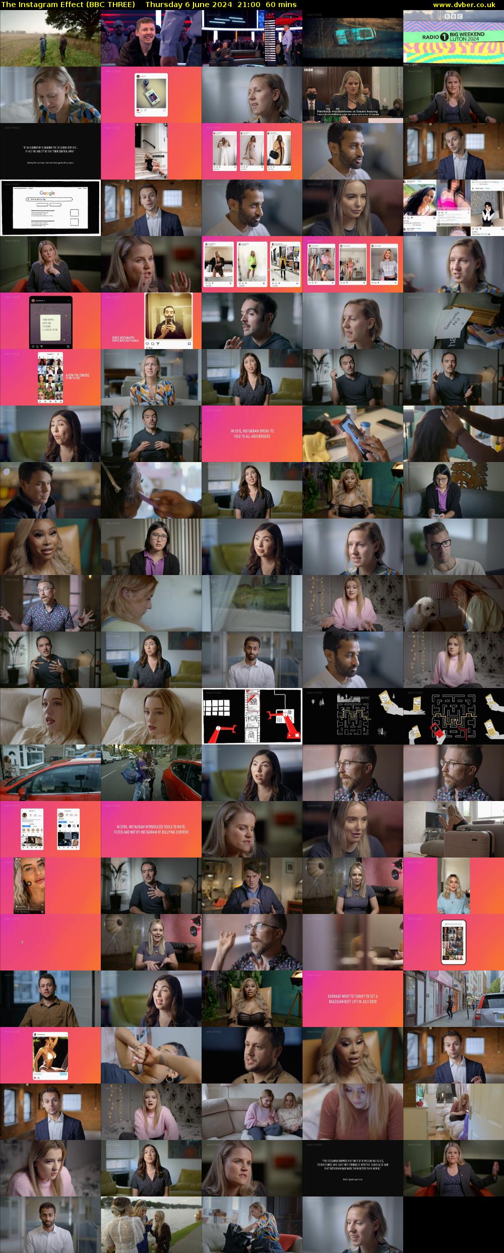 The Instagram Effect (BBC THREE) Thursday 6 June 2024 21:00 - 22:00