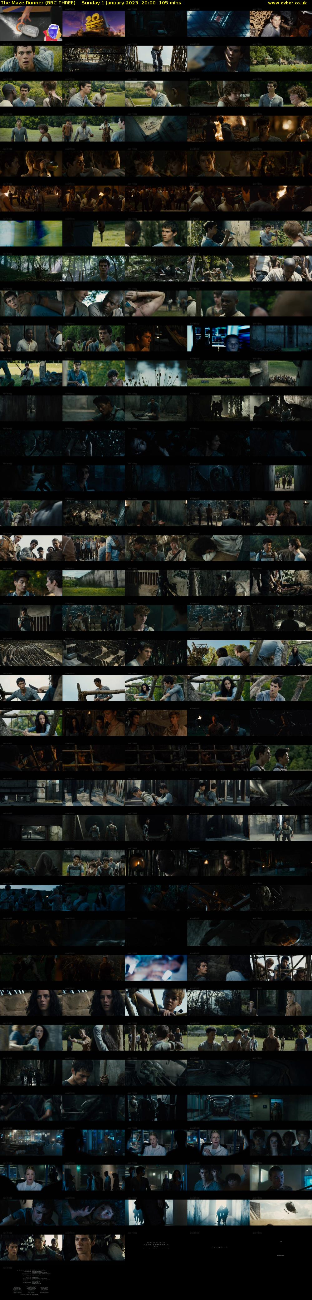 The Maze Runner (BBC THREE) Sunday 1 January 2023 20:00 - 21:45