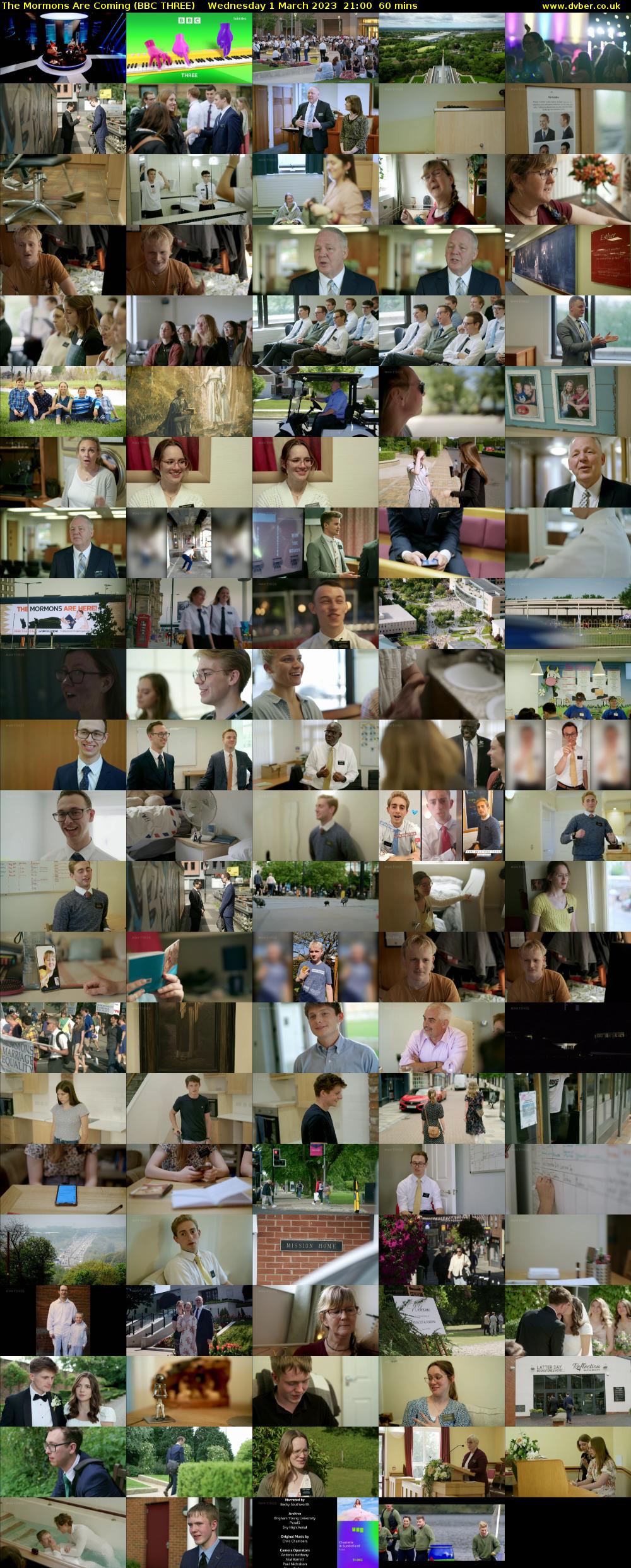 The Mormons Are Coming (BBC THREE) Wednesday 1 March 2023 21:00 - 22:00