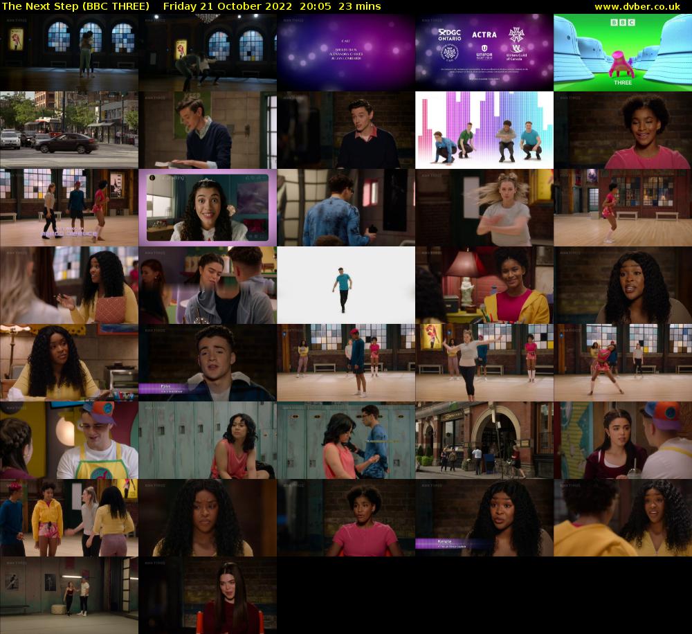 The Next Step (BBC THREE) Friday 21 October 2022 20:05 - 20:28