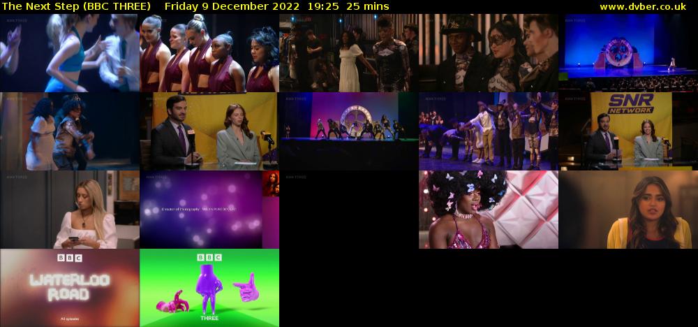 The Next Step (BBC THREE) Friday 9 December 2022 19:25 - 19:50