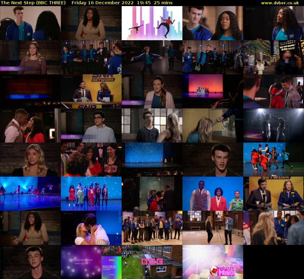 The Next Step (BBC THREE) Friday 16 December 2022 19:45 - 20:10