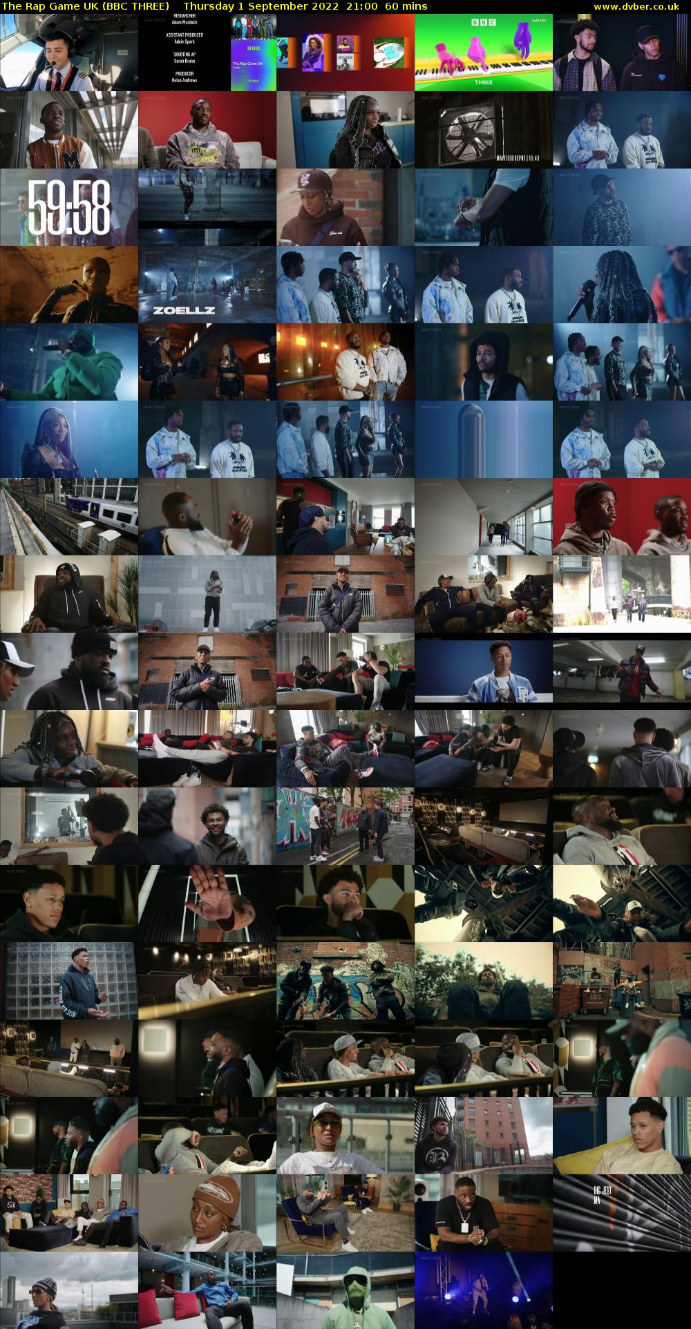 The Rap Game UK (BBC THREE) Thursday 1 September 2022 21:00 - 22:00