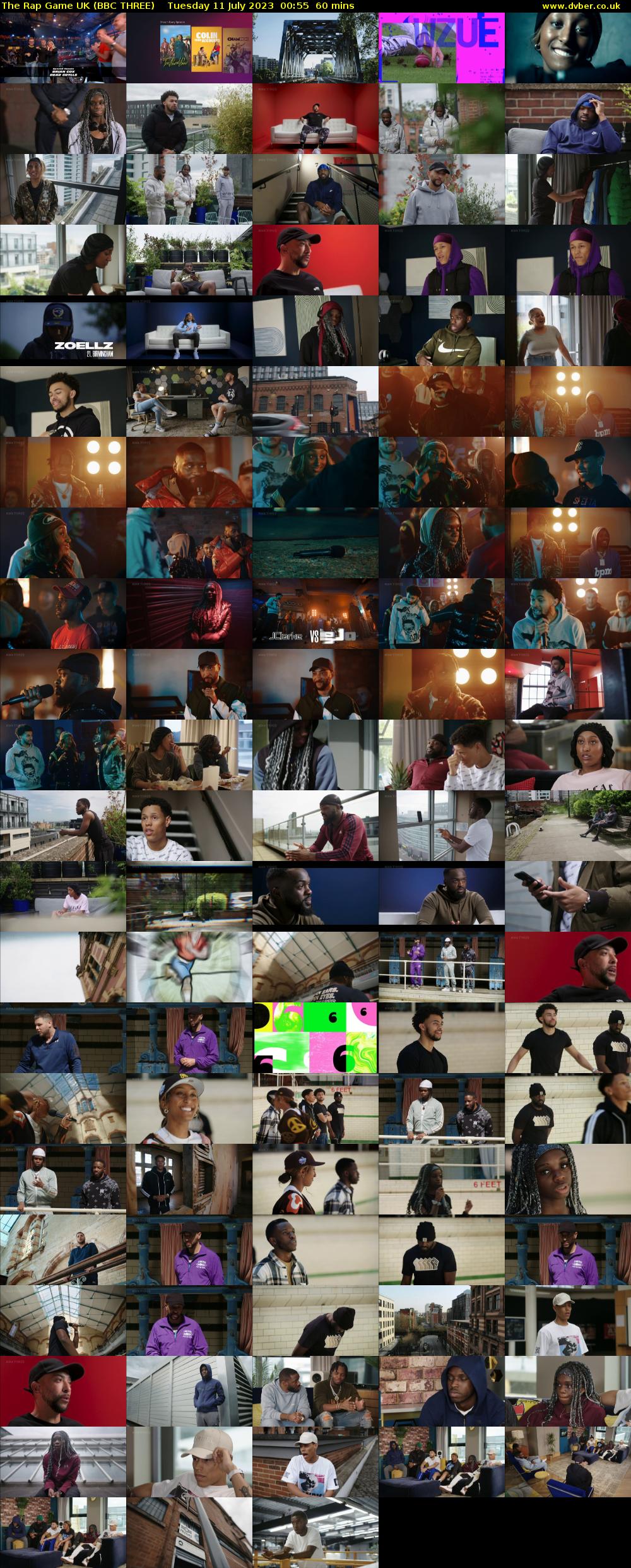 The Rap Game UK (BBC THREE) Tuesday 11 July 2023 00:55 - 01:55