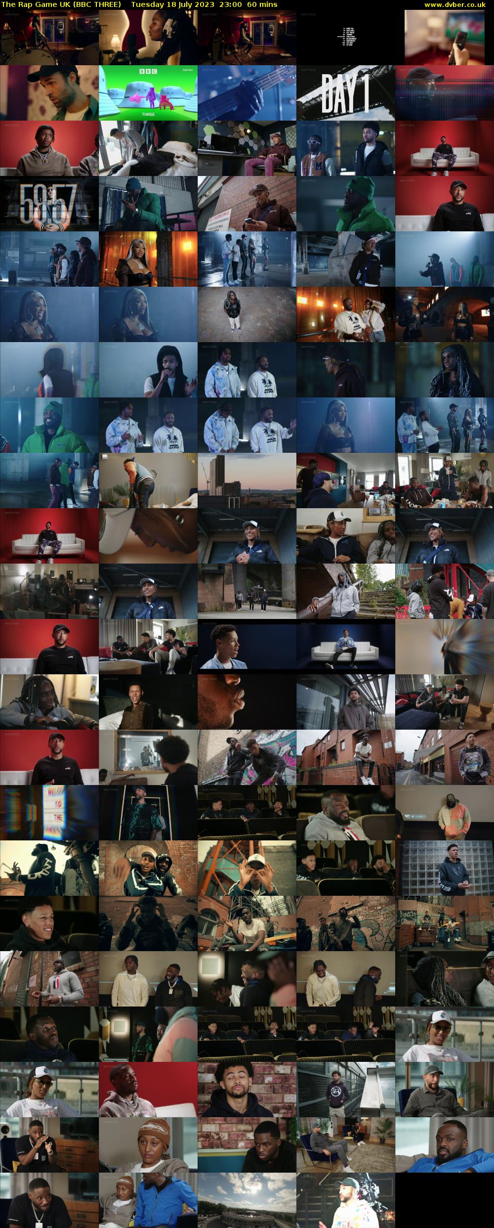 The Rap Game UK (BBC THREE) Tuesday 18 July 2023 23:00 - 00:00