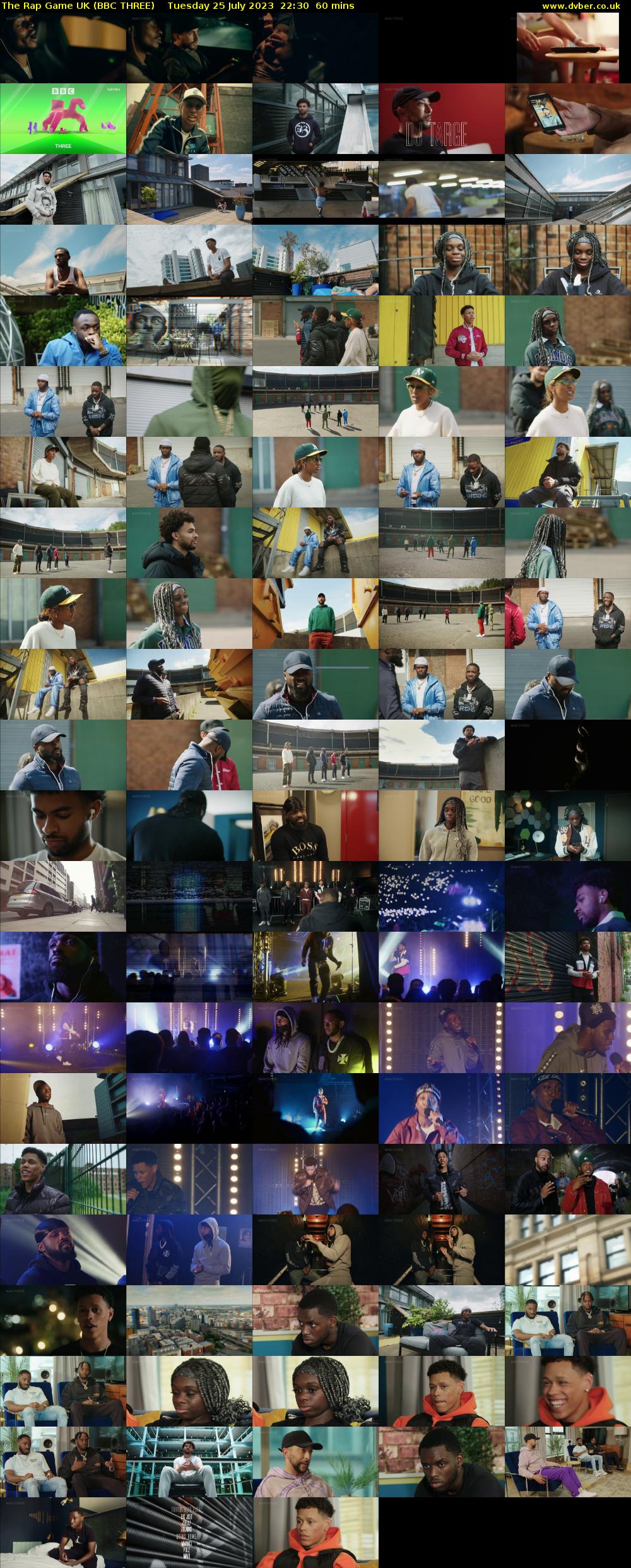 The Rap Game UK (BBC THREE) Tuesday 25 July 2023 22:30 - 23:30