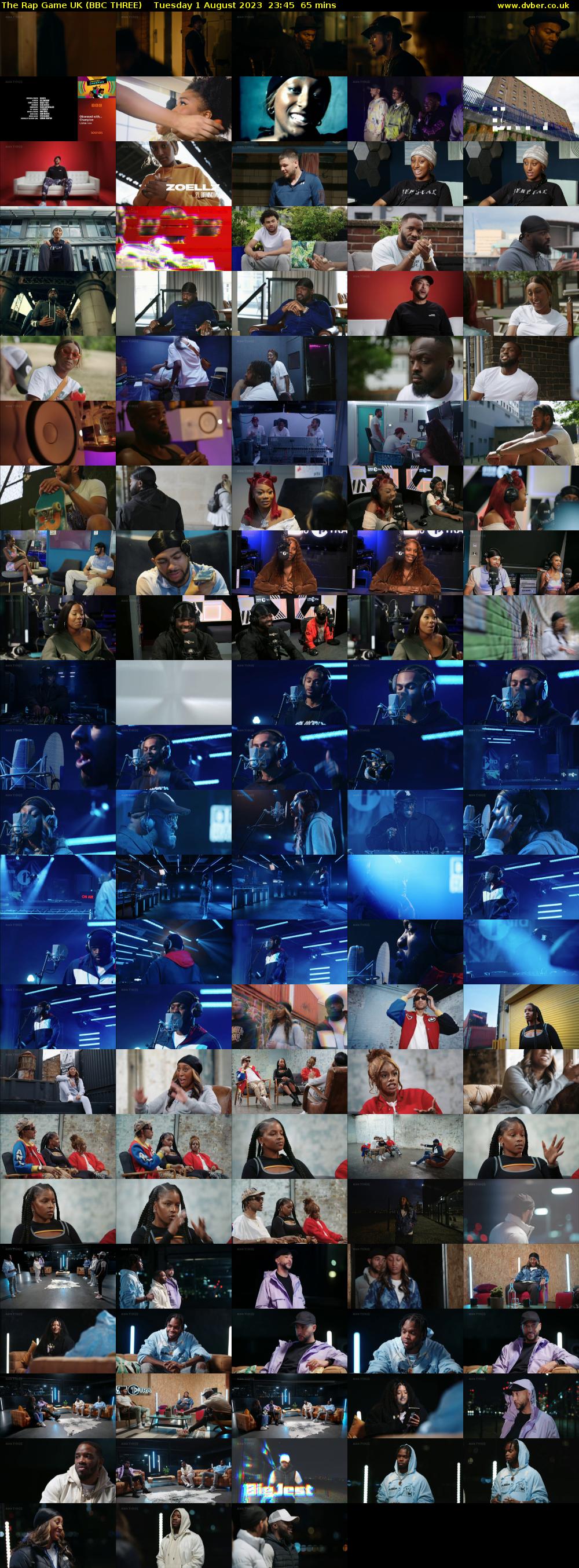 The Rap Game UK (BBC THREE) Tuesday 1 August 2023 23:45 - 00:50