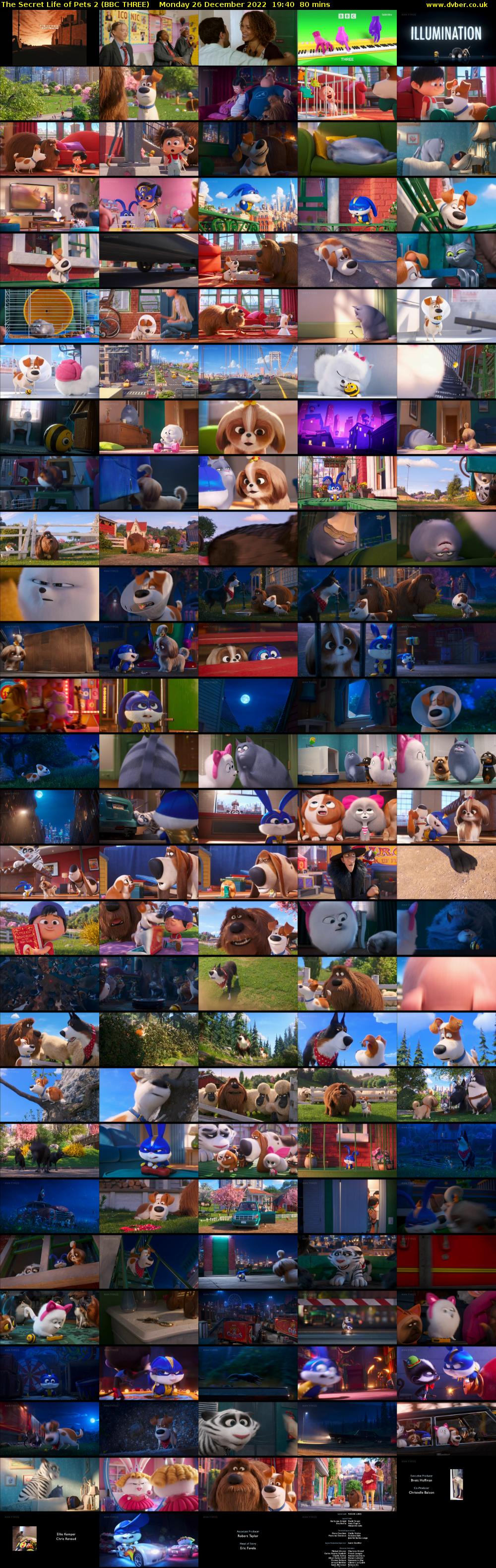 The Secret Life of Pets 2 (BBC THREE) Monday 26 December 2022 19:40 - 21:00