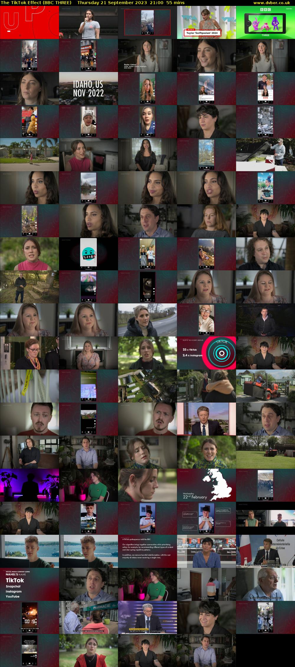 The TikTok Effect (BBC THREE) Thursday 21 September 2023 21:00 - 21:55