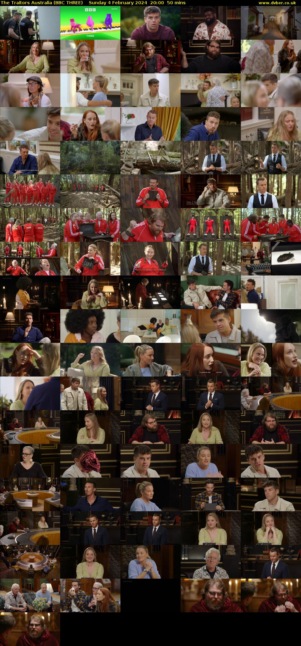 The Traitors Australia (BBC THREE) Sunday 4 February 2024 20:00 - 20:50