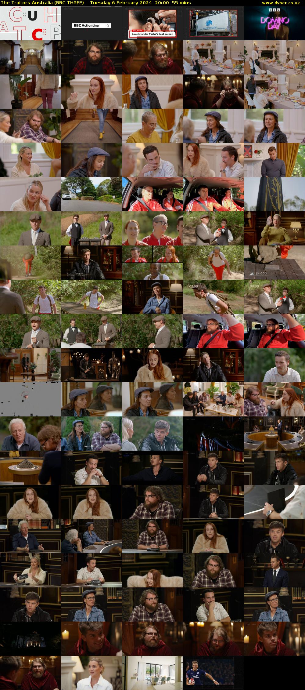 The Traitors Australia (BBC THREE) Tuesday 6 February 2024 20:00 - 20:55
