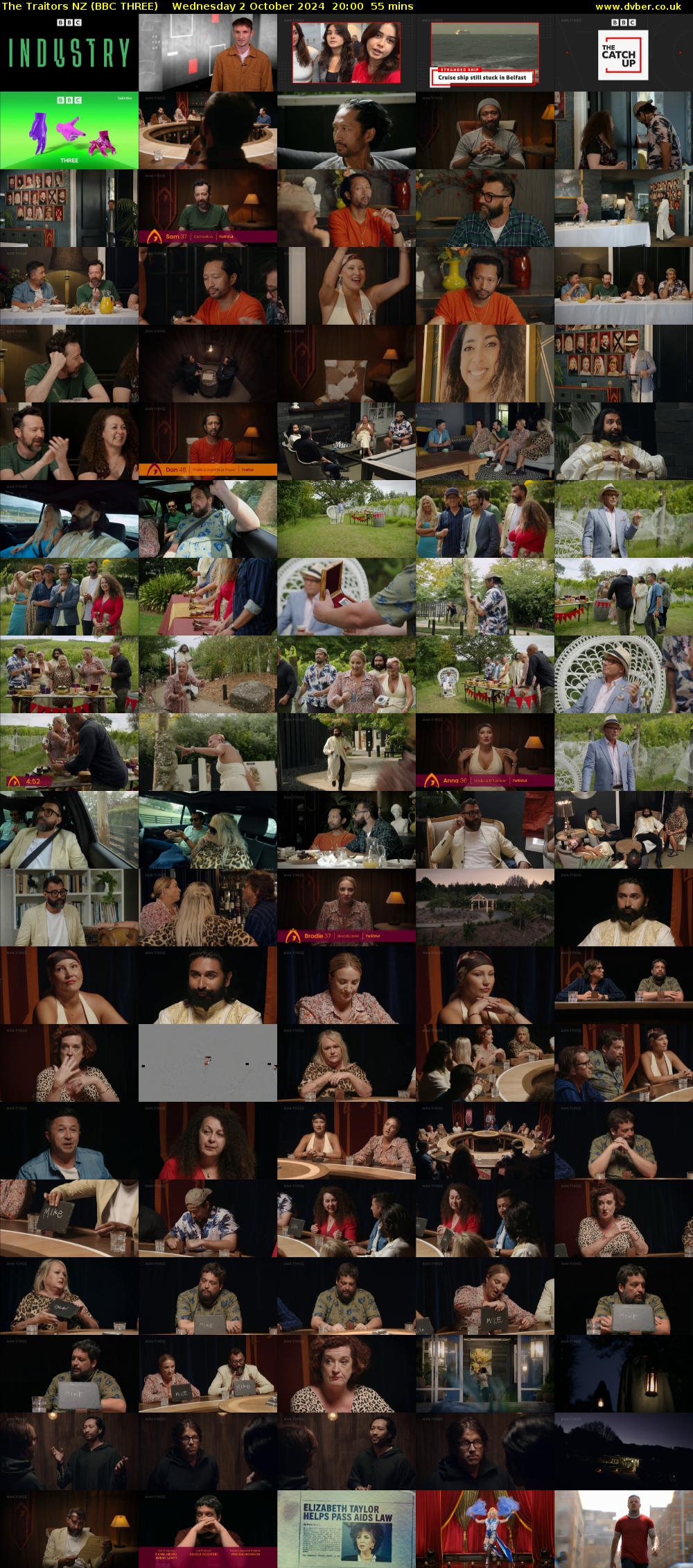 The Traitors NZ (BBC THREE) Wednesday 2 October 2024 20:00 - 20:55