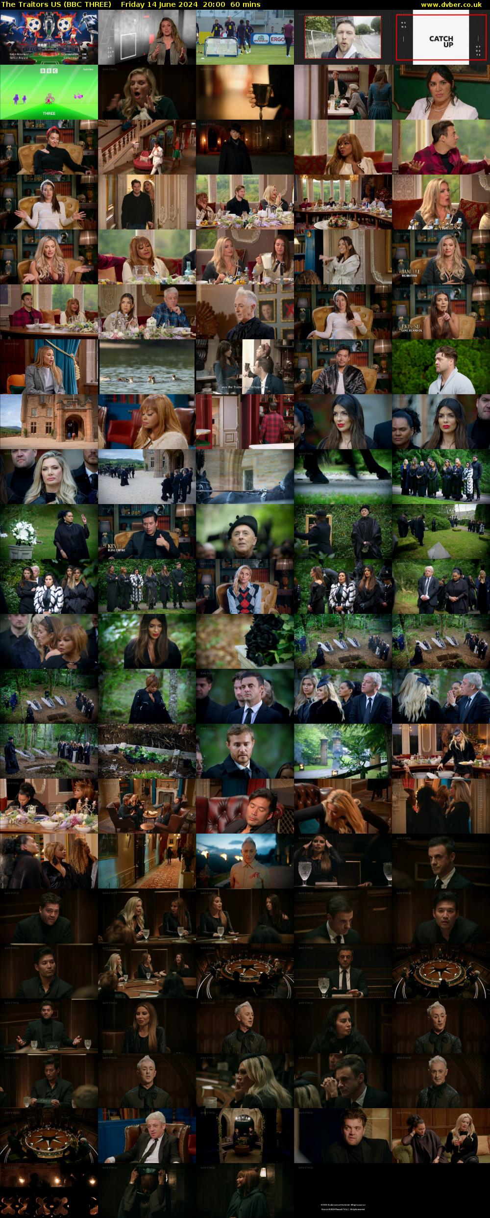 The Traitors US (BBC THREE) Friday 14 June 2024 20:00 - 21:00