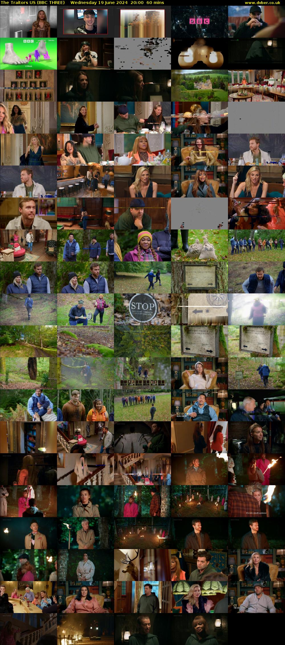 The Traitors US (BBC THREE) Wednesday 19 June 2024 20:00 - 21:00