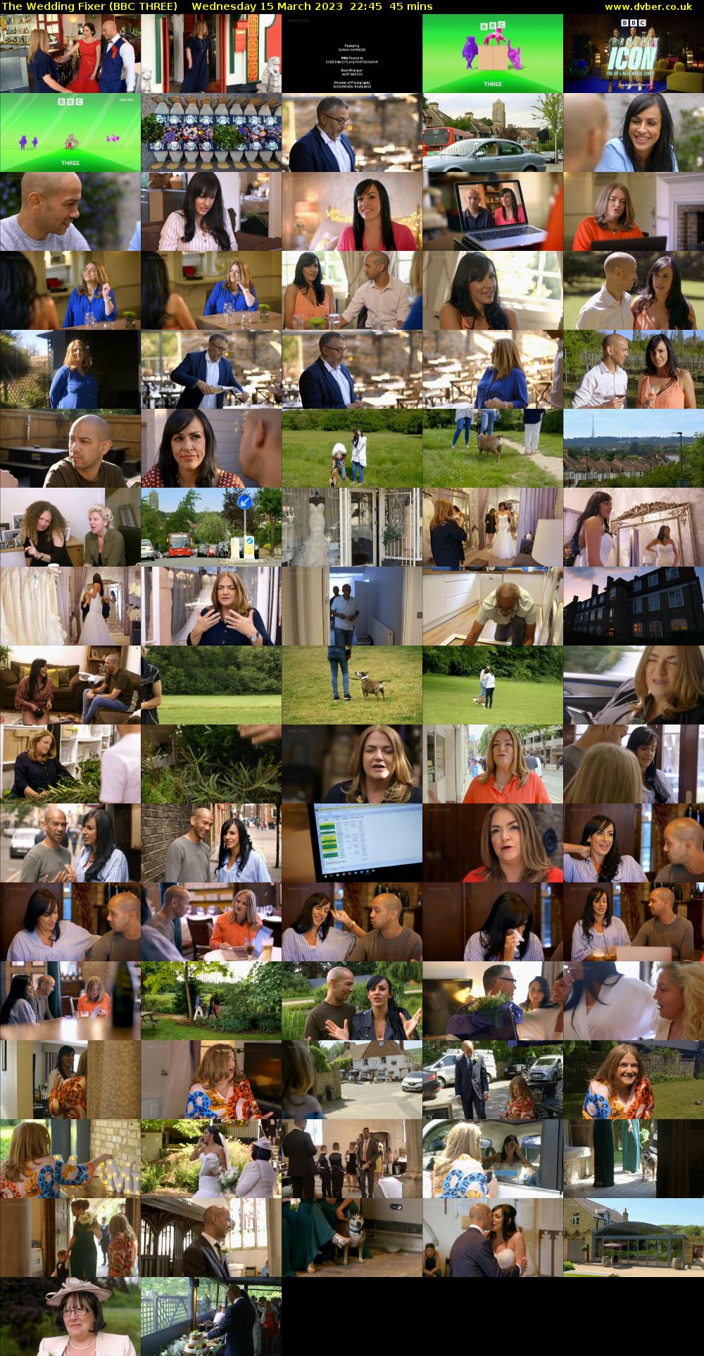 The Wedding Fixer (BBC THREE) Wednesday 15 March 2023 22:45 - 23:30