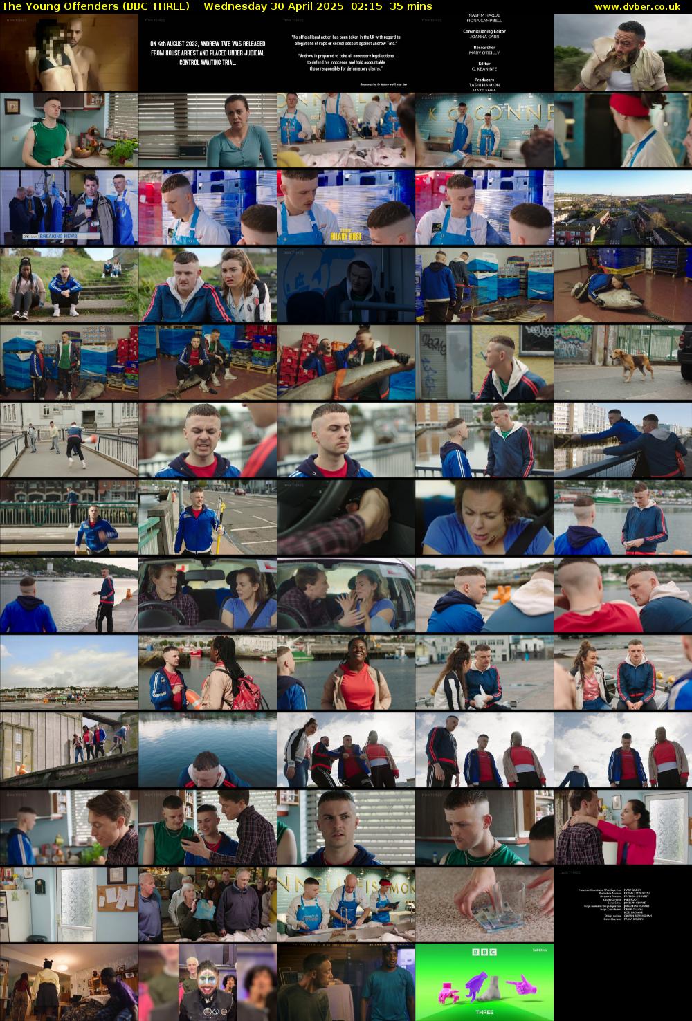The Young Offenders (BBC THREE) Wednesday 30 April 2025 02:15 - 02:50