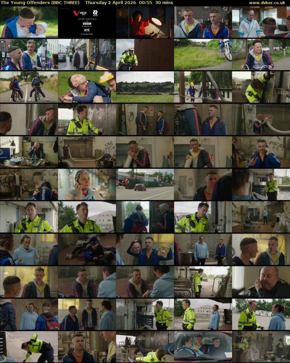 The Young Offenders (BBC THREE) Thursday 2 April 2026 00:55 - 01:25